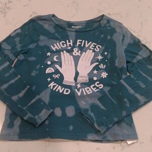Kind Vibes Distressed long sleeve shirt